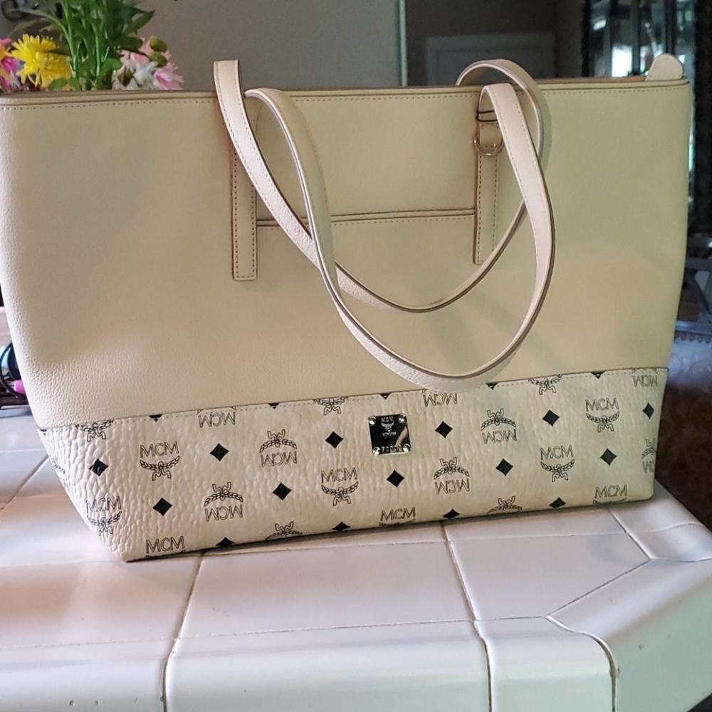 MCM Women's Wilder Visetos Leather Shopper - New